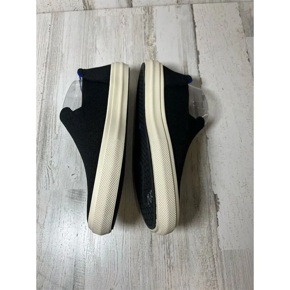 Rothys The Sneaker Black Slip On Shoes Womens 10.5 Mens 9 Washable Sustainable